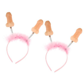 2pcs Willy Boppers Headband Hen Party Do Girl Night Out Hairband