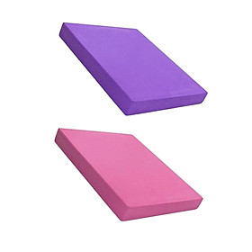 2Pcs TPE Yoga Cushion Soft for Pilates Fitness Stability Adults 40x33x5cm