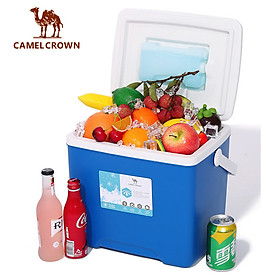 CAMEL CROWN Thùng đá ngoài trời Tủ lạnh Đồ nướng Cắm trại Câu cá dã ngoại - blue