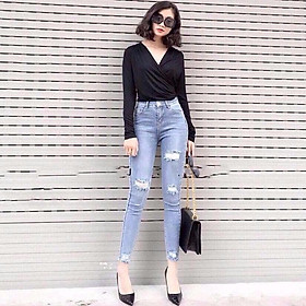 QUẦN JEAN NỮ XƯỚC KIỂU - GV3131