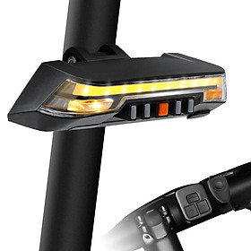 Đèn hậu xe đạp thông minh có đèn báo rẽ, đèn phanh, sạc USB