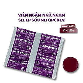 [LẺ] Viên ngậm Sleep Sound Opgrev hỗ trợ mất ngủ, giúp ngủ ngon giấc - 4 Viên