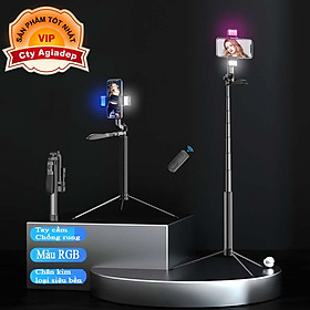 Mua Gậy tự sướng Ánh sáng LED siêu Dài kiêm Gimble chống rung quay Video hàng hiệu - Livestream chuyên nghiệp CYKE CA21