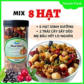 Hạt dinh dưỡng nhập khẩu mix 8 loại hạt dành cho bà bầu hết nghén con