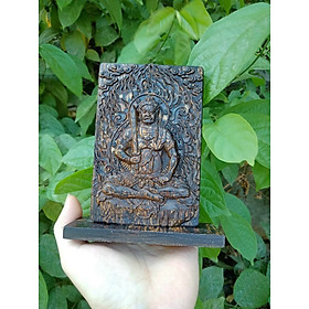 Mua Tượng phật Bất Động Minh Vương tuổi Dậu phong thủy gỗ trầm hương sánh chìm tự nhiên cầu bình an  may mắn  sức khoẻ và tài lộc để bàn làm việc  taplo xe ô tô