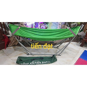 Mua Võng Xếp Khung Sơn Tĩnh Điện kèm lưới.