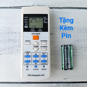 Điều khiển điều hòa cho PANASONIC thường 2 chiều - Tặng kèm pin hàng hãng