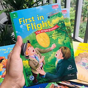 First in Flight: The Wright Brothers - Leveled Reader with Downloadable Audio - Free Audio - Sách chuẩn nhập khẩu từ NXB Compass