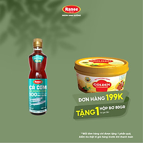 {Đơn 199k tặng hộp bơ 80g} Nước mắm nhĩ dinh dưỡng Ranee cá cơm 40N 500ml