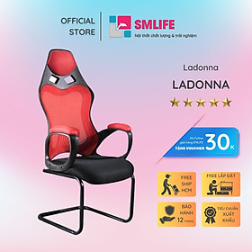 Ghế phòng net chân quỳ lưng cao SMLIFE Ladonna