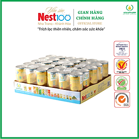 Nước Giải Khát Yến Sào Nest100 Có Đường - lon 190ml (Khay 30 lon)