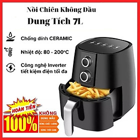 Nồi Chiên Không Dầu Dung Tích Lớn - Nồi Chiên Không Dầu Chống Dính Cao Cấp