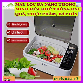 MÁY LỌC ĐA NĂNG THÔNG MINH RỬA KHỬ TRÙNG RAU QUẢ, THỰC PHẨM, BÁT ĐĨA 