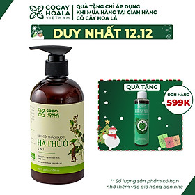 Dầu Gội Hà Thủ Ô 2in1 Dành Riêng Cho TÓC BẠC Và RỤNG TÓC Cocayhoala Chai Lớn 450g Tiết Kiệm Hơn 1,5 lần