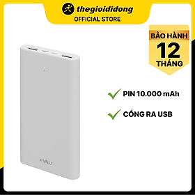 Mua Pin sạc dự phòng Polymer 10.000 mAh Lightning eValu PJ JP189SL - Hàng chính hãng