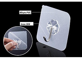 Mua Móc dán dính tường cường lực trong suốt siêu chắc