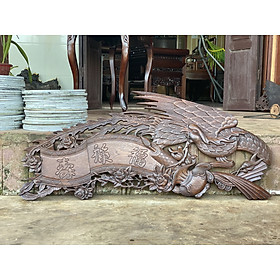 Mua Cuốn thư phượng gỗ lim chữ Phúc Lộc Thọ 110x48cm