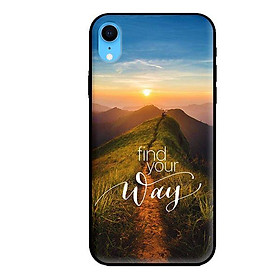 Ốp lưng cho iPhone XR Find the way - Hàng chính hãng