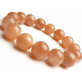 Lắc tay nam đá mặt trời sunstone 12mm