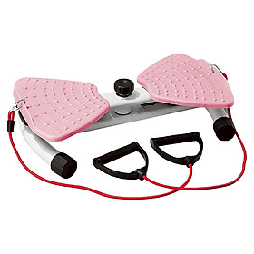 Bàn xoay eo 3004R Xoay eo giảm cân, tập bụng, kết hợp massage chân - Hồng