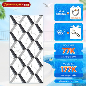 Mua Gạch men ốp tường LUSTRA INEMB0601200058 họa tiết 3D khối lập phương  phong cách  độ hút nước dưới 0.5%  kích thước 600mmx1200mm  thùng 2 viên - Hàng chính hãng