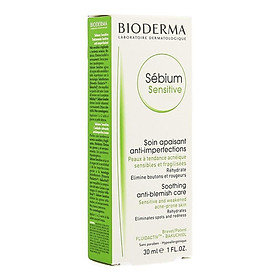 Kem Dưỡng Chăm Sóc Da Dầu Mụn Nhạy Cảm Bioderma Sébium Sensitive 30ml