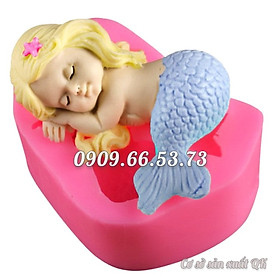 Mua Khuôn rau câu silicon nàng tiên cá loại 8 cm - Mã số 1371