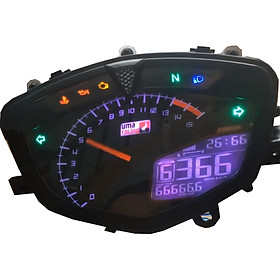Đồng hồ điện tử cho xe Sirius - Exciter full Chức Năng Báo Tua Máy, Báo Xăng