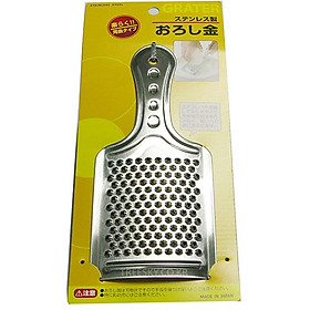 Mua Combo bàn nạo inox mài nhỏ thực phẩm có tay cầm + xẻng lật bản rộng nội địa Nhật Bản