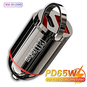 Eonline 3D Logo PD65W Bộ sạc USB Bộ sạc nhanh Sạc nhanh