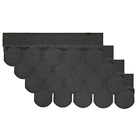 Mua Ngói lợp bitum phủ đá TEGOLA (1 gói 3.05 m2)- Biên Dạng Vảy Cá