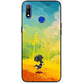 Ốp lưng dành cho Realme 3 Pro mẫu Cậu bé hoàng hôn