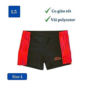 Quần bơi bé trai từ 30-55kg - chất liệu vải polyester chuyên cho đồ bơi nam có dây rút