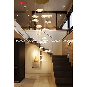 Mua Đèn thả thông tầng Pha lê TAMOGA NOYA 5815 Đường kính 800  Dây dài 4 mét  3 chế độ Ánh sáng