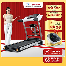 Máy chạy bộ KINGSPORT BK-6000 đa năng có chức nâng dốc tự động, kèm theo đai massage và thanh gập bụng