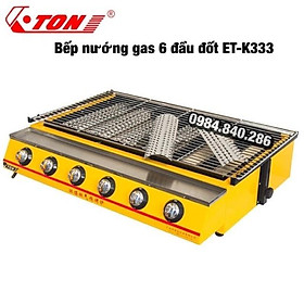 Mua Bếp nướng BBQ bằng gas 6 đầu đốt ET-K333