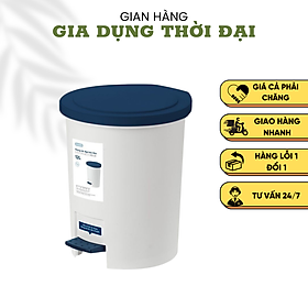 Mua Thùng Rác Nhựa   Đạp Chân Nắp Tròn inochi 6L 12 Lít Sọt Rác Văn Phòng mini thông minh THRT6L
