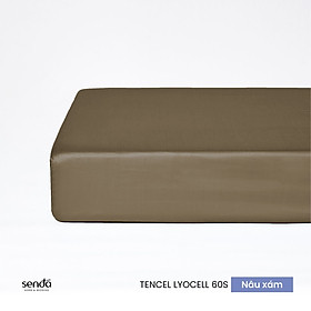 Ga giường Lụa Tencel 1m2 Sen Đá Home Bedding cao cấp trơn màu, drap bo chun trải nệm, ra lẻ bọc đệm 1m2x2m