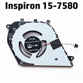 【 Ready Stock 】QAOOO Laptop CPU COOLING FAN For DELL Inspiron 7570 7573 7580 CPU COOLING FAN CN-0Y64H5