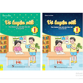 Sách - Combo 2 cuốn Vở Luyện Viết Lớp 1 - Biên soạn theo chương trình Cánh Diều - ndbooks