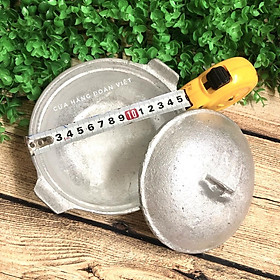 Mua Nồi Gang Đúc Kho Thịt Cá S2 - 15 cm. Đúc thủ công nguyên khối bằng khuôn cát  đậm chất XƯA. Chuyên phục vụ Sp Gia dụng 