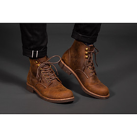 Giày nam cao cổ da bò sap beckman boots
