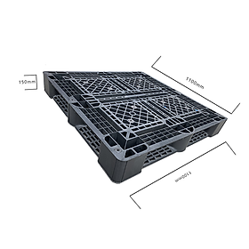 Pallet nhựa 1100x1100x150 đen