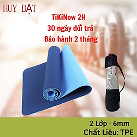 Mua Đệm Ngủ Văn Phòng Nệm Ngủ 2 Lớp HUY BẠT Kích Thước 183x61cm Chất Liệu TPE Không Kích Ứng Da Mềm Mại Êm Ái Giặt Được Với Nước Tặng Túi Đựng Tiện Dụng