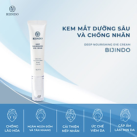 Kem Mắt Dưỡng Sâu Và Chống Nhăn  BIJINDO DEEP NOURISHING EYE CREAM 20g