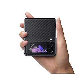 Ốp lưng dành cho Samsung Galaxy Z Flip 3 hiệu X Level vân carbon đẹp mỏng không bám vân tay chống va đập - Hàng nhập khẩu