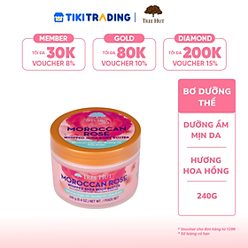 Bơ dưỡng thể Tree Hut Moroccan Rose Whipped Body Butter 240 gr