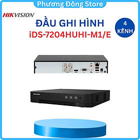 Đầu ghi HIKVISION Hybrid TVI-IP 8Mp 8 kênh iDS-7208HUHI-M1/E( C ) hỗ trợ 1 SATA đến 10TB, đàm thoại 2 chiều ,.-Hàng chính hãng