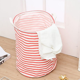 Giỏ sọt canvas cỡ lớn phong cách Zakka, Bohemian vải chống thấm đựng đồ giặt, quần áo bẩn, giỏ đựng đồ chơi đồ dùng đa năng sang trọng- Hàng chính hãng