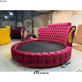 Mua giường tròn công chúa d180